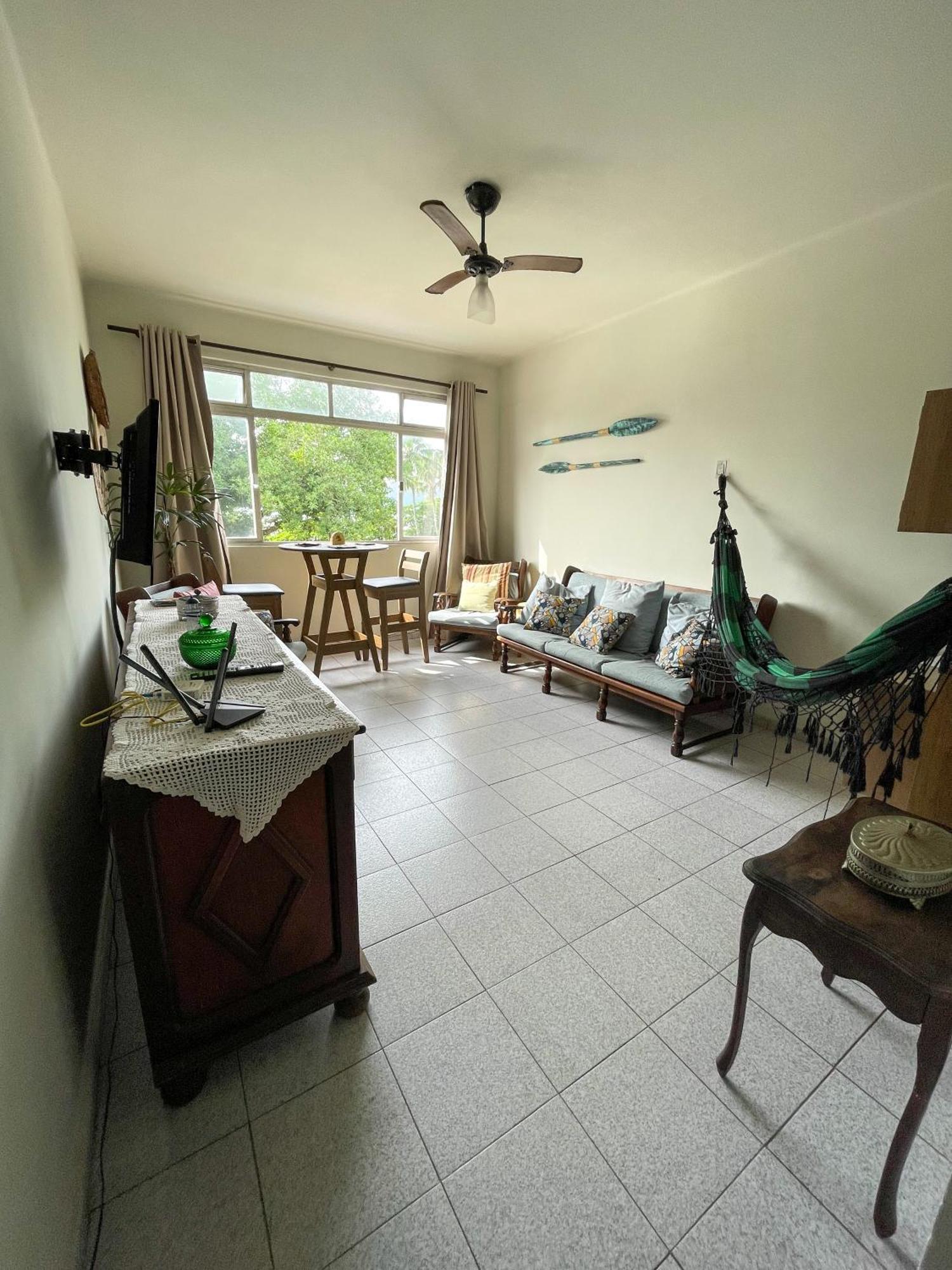 Apartamento Com Vista Pro Mar No Centro De Ubatuba - 2 Quartos E Cozinha Completa Bagian luar foto